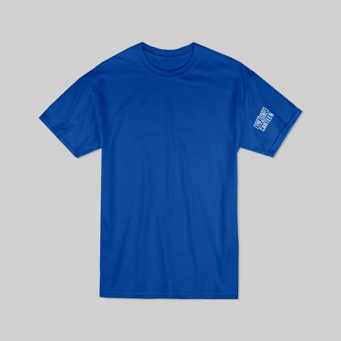 Plain Blue T-shirt with Logo